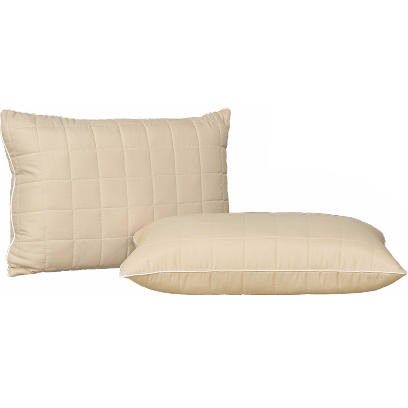 Подушка стьобана касетна Viluta, мікрофібра, силіконізоване волокно, 70х50 см. (ПСБКССВМФ-70х50)